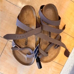 Birkenstock Yara Mocha Oiled Leather Sandals - EU 37 / US 6-6.5 - New with Tags
